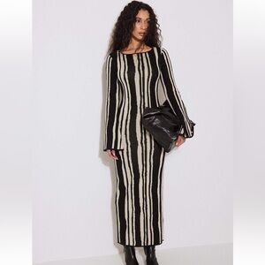 Wide Sleeve NAKD Maxi Dress